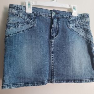 Denim Mini Skirt